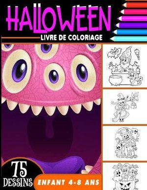 Halloween livre de coloriage 4-8 ans
