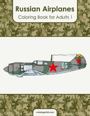 Russian Airplanes Coloring Book for Adults 1