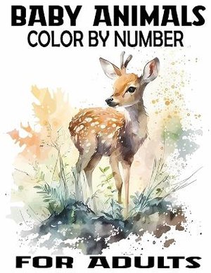 Baby Animals Color By Number for adults