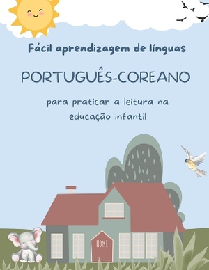 Fácil aprendizagem de línguas Português-Coreano para praticar a leitura na educação infantil