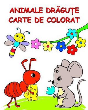 Animale Drăguțe Carte de Colorat