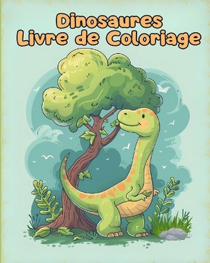 Livre de Coloriage sur les Dinosaures
