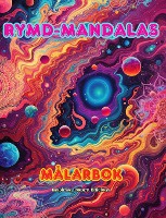 Rymd-mandalas M�larbok Unika mandalas av universum. K�lla till o�ndlig kreativitet och avkoppling