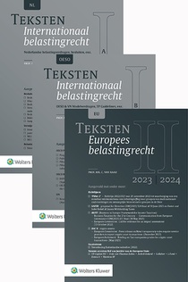 Teksten Internationaal & Europees belastingrecht 2023/2024 